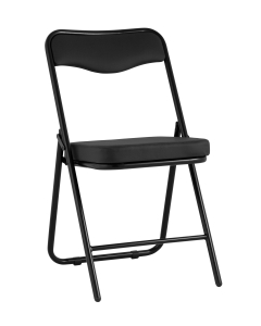 Складной стул Джонни black экокожа Черный