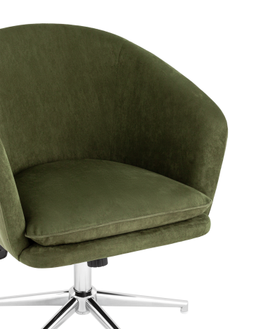 Кресло Stool group Харис регулируемое, замша, хаки