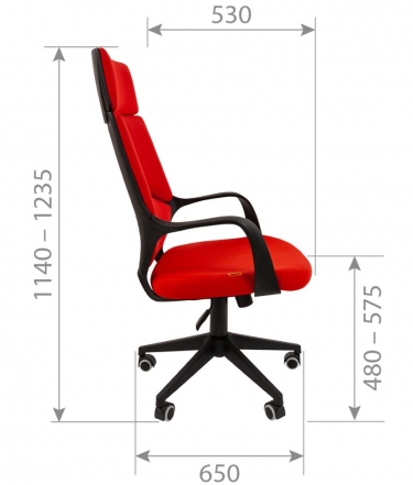 Офисное кресло CHAIRMAN 525 Черный*