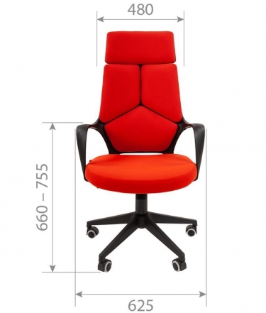 Офисное кресло CHAIRMAN 525 Красный*
