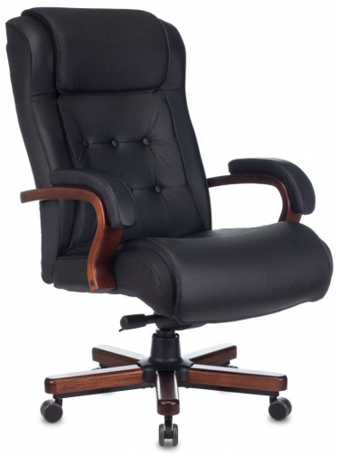 Кресло руководителя Бюрократ T-9926WALNUT/BLACK