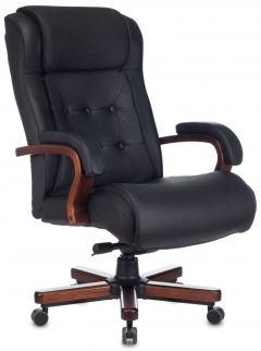 Кресло руководителя Бюрократ T-9926WALNUT/BLACK