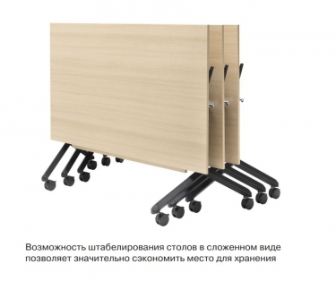 Стол поворотный SHIFT white W3DF Белый Дуб Калиф Белый