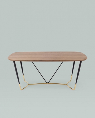 Стол обеденный Даймакс 180x90 Темное дерево