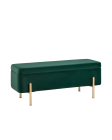 Банкетка Stool group Болейн с ящиком, велюр зеленый