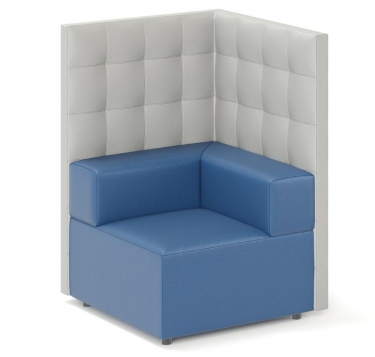Секция угловая с высокой спинкой VITA High corner Kiton 01