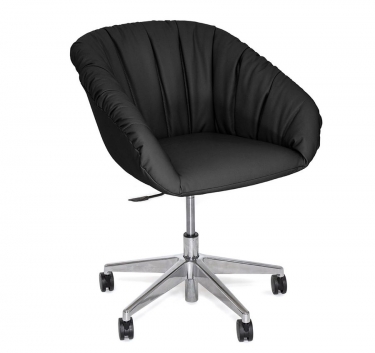 Кресло для посетителя ALMA SOFT 5star alum Dakota black Черное