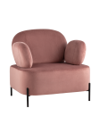 Кресло Stool group Кэнди велюр пыльно-розовый