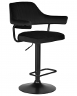 Стул барный DOBRIN CHARLY BLACK *черный велюр MJ9-101
