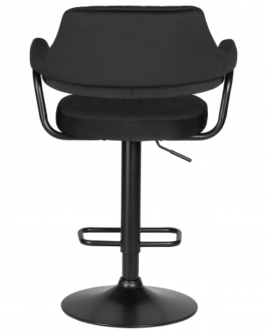 Стул барный DOBRIN CHARLY BLACK *черный велюр MJ9-101