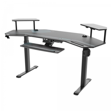 Кресло на черных опорах без подлокотников PINKO plastic 4legs black Jade9502 noArms Серый Черный