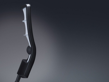 Кресло на черных опорах, с подлокотниками PINKO plastic 4legs black SLW 58 Arms Голубой Черный