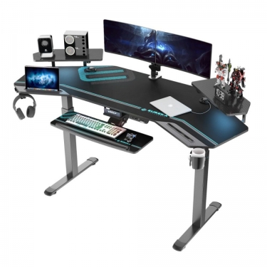 Кресло на черных опорах, обитое, с подлокотниками PINKO UPH 4legs black Jade9502 Arms Серый Черный