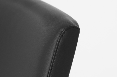 Кресло на 4-х опорах WELL_SEAT 4leg Ecotex 3001 black Черный Хром