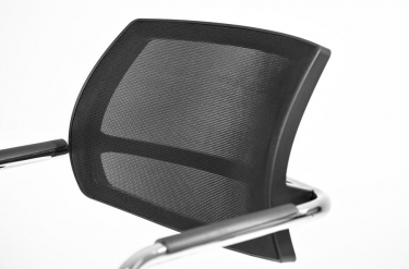 Кресло на 4-х опорах Urban Mesh 4legs SLW 50 Черный Хром