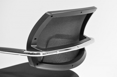 Кресло на 4-х опорах Urban Mesh 4legs SLW 58 Голубой Хром