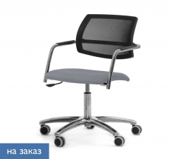 Кресло на крестовине Urban Mesh 5starNew Jade9502 Серый Хром