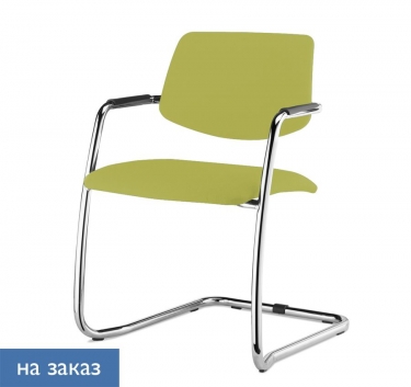 Кресло на полозьях Urban slide Kiton 08 Зеленый Хром