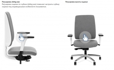 Кресло с подголовником DION 870 1D black Kiton 08 headrest Зеленый Черный