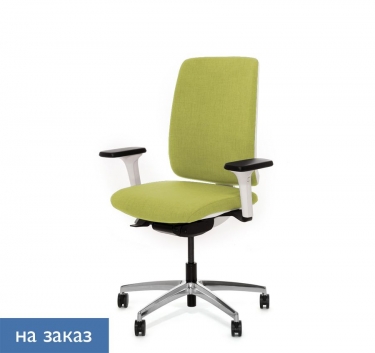 Кресло офисное DION W 870 1DW alum Kiton 08 Зеленый Белый Хром