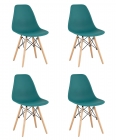 Стул Style DSW x4 Темно-бирюзовый