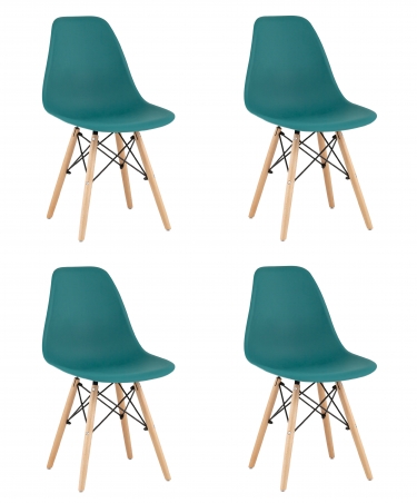 Стул Style DSW x4 Темно-бирюзовый