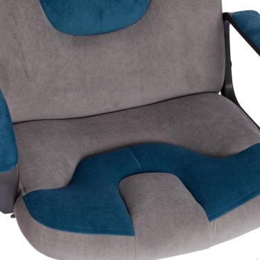 Кресло Tetchair NEO 2 22 флок Серый/синий 29/32