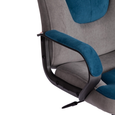 Кресло Tetchair NEO 2 22 флок Серый/синий 29/32