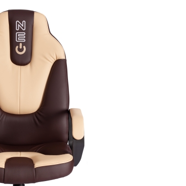 Кресло NEO 2 22 экокожа Коричневый/бежевый 36-36/36-34