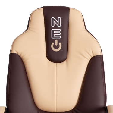 Кресло NEO 2 22 экокожа Коричневый/бежевый 36-36/36-34