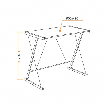 Cтол Tetchair WD-09 Burnt