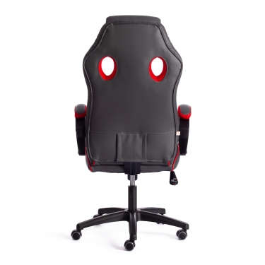 Кресло Tetchair RACER GT new кож/зам/ткань, металлик/красный, 36/08