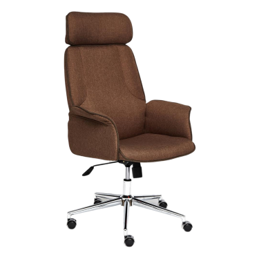 Кресло Tetchair CHARM ткань, коричневый