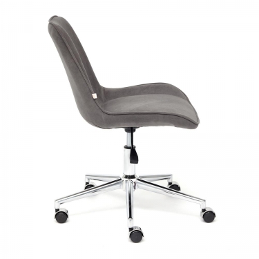 Кресло Tetchair STYLE флок , серый, 29