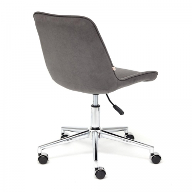 Кресло Tetchair STYLE флок , серый, 29
