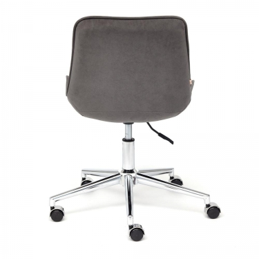 Кресло Tetchair STYLE флок , серый, 29