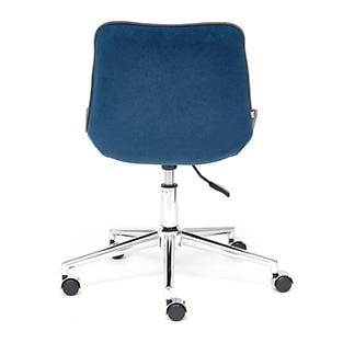 Кресло Tetchair STYLE флок , синий, 32