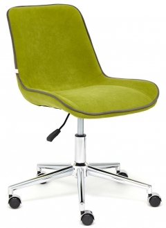 Кресло Tetchair STYLE флок , олива, 23