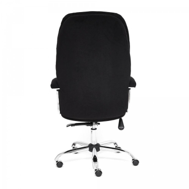 Кресло Tetchair SOFTY LUX флок , черный, 35