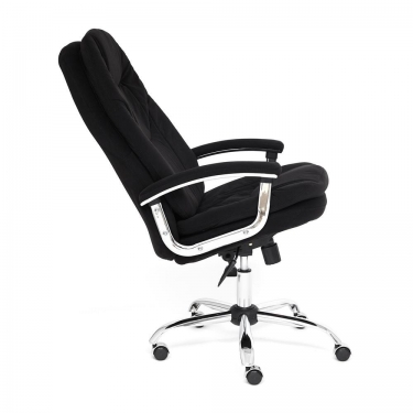 Кресло Tetchair SOFTY LUX флок , черный, 35