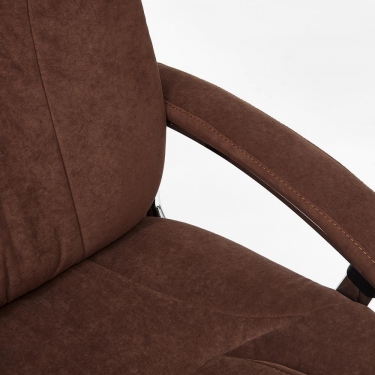 Кресло Tetchair SOFTY LUX флок , коричневый, 6