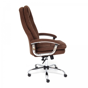 Кресло Tetchair SOFTY LUX флок , коричневый, 6