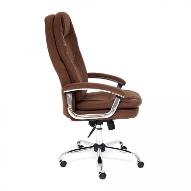 Кресло Tetchair SOFTY LUX флок , коричневый, 6