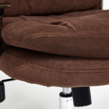 Кресло Tetchair SOFTY LUX флок , коричневый, 6