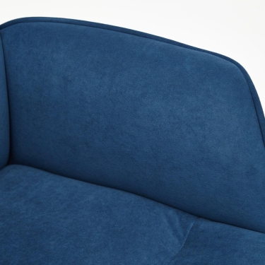 Кресло Tetchair YORK флок , синий, 32