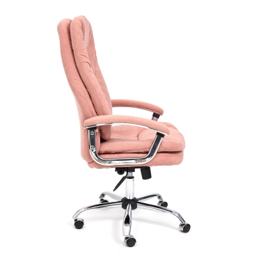 Кресло SOFTY LUX флок , розовый, 137