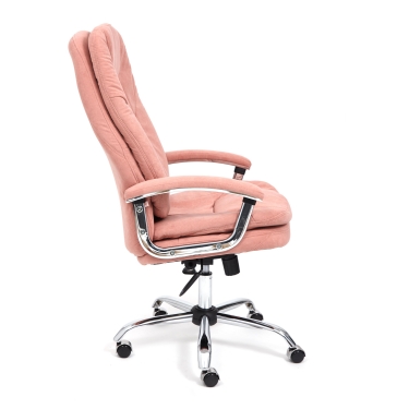 Кресло SOFTY LUX флок , розовый, 137
