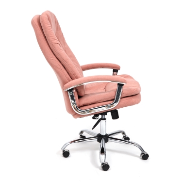Кресло SOFTY LUX флок , розовый, 137