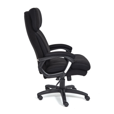 Кресло Tetchair DUKE флок/ткань, черный/черный , 35/TW-11