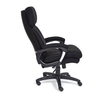 Кресло Tetchair DUKE флок/ткань, черный/черный , 35/TW-11